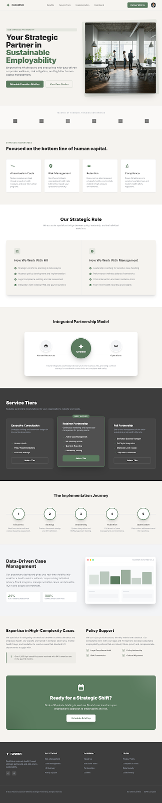 B2B Partnership Homepage