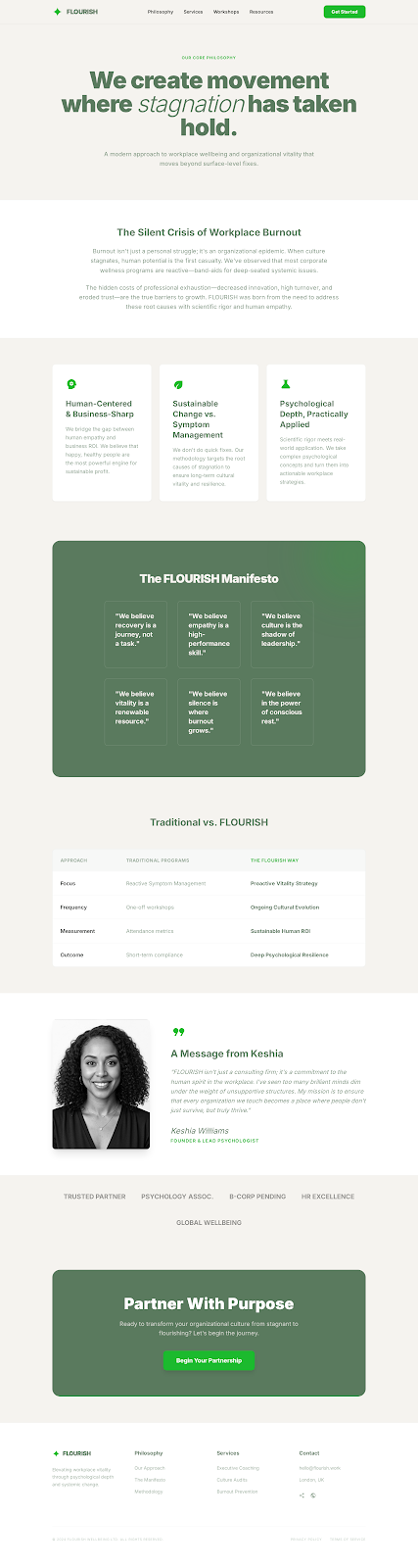 Philosophy About Page